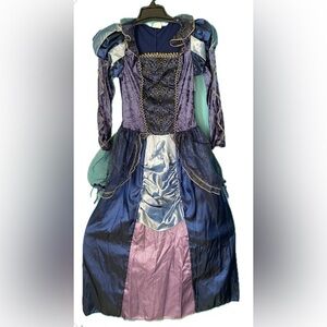 Baroque Queen Dress Costume Elegant Purple and Blue Kids Costume